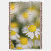 Chamomile flower close-up, Hongarije Deken (Voorkant Verticaal)
