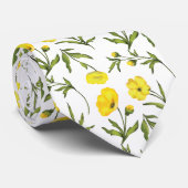 Chamomile Pattern Stropdas (Opgerold)