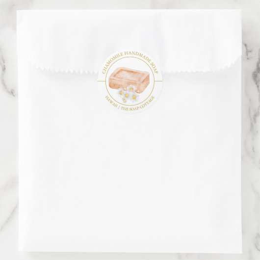 Chamomile Soap label (Tas)