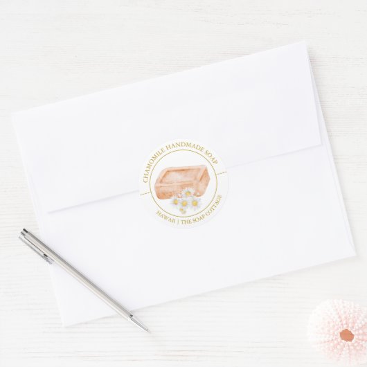 Chamomile Soap label (Envelop)