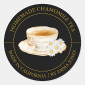 Chamomile Tea Modern label (Voorkant)