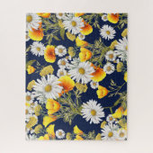 Chamomiles en papavers legpuzzel (Verticaal)