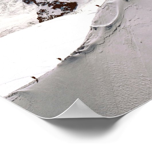 Chamonix Aiguille du Midi Mont Blanc Massif Frankr Poster (Hoek)