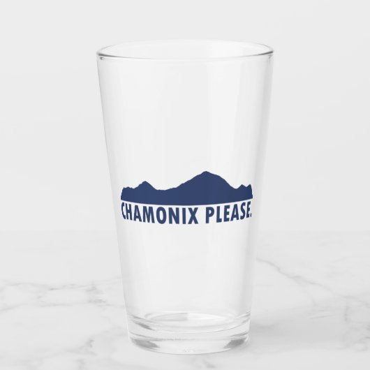 Chamonix alsjeblieft glas (Voorkant)