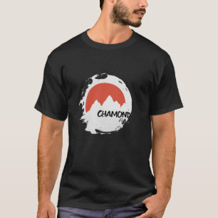 Chamonix Bergen Frankrijk Wandelen Buiten Retro Lo T-shirt