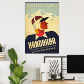 Chamonix, France, Poster Ski (Bureau à domicile)