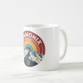 Chamonix France Retro Mountain Mug (Devant droit)