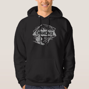 Chamonix France ski logo art jongens hoodie