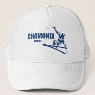 Chamonix France Skier Trucker Pet