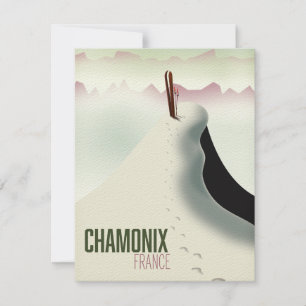 Chamonix France skiposter