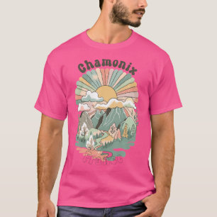 Chamonix Frankrijk Bergen Wandelen Sunset Gr T-shirt