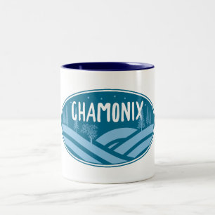 Chamonix Frankrijk Buitenland Tweekleurige Koffiemok
