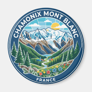 Chamonix Frankrijk Mont Blanc Magneet