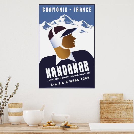 Chamonix, Frankrijk, Ski Poster (Keuken)