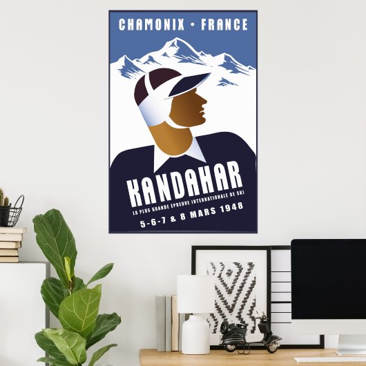 Chamonix, Frankrijk, Ski Poster (Thuiskantoor)