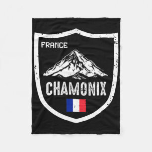 Chamonix Frankrijk Skigebied Skiën Berg Nood Fleece Deken