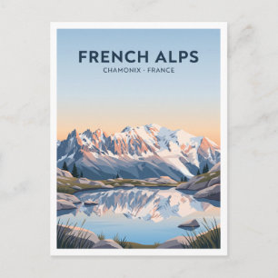 Chamonix Frankrijk Souvenir Briefkaart