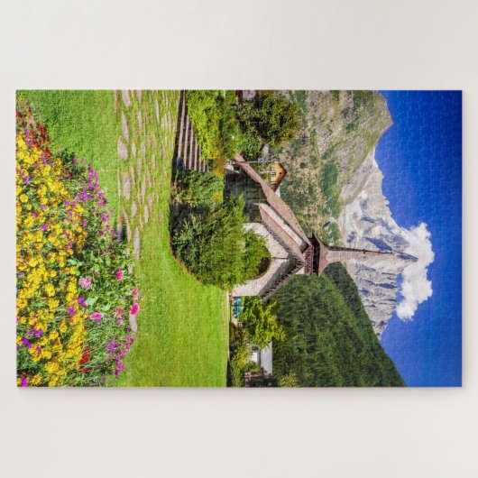 Chamonix-kerk Legpuzzel (Horizontaal)