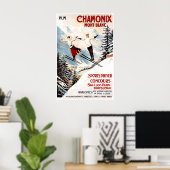 Chamonix Mont-Blanc 1910 AFFICHE IMPRIMÉE A5-A1 Fr (Bureau à domicile)