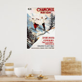 Chamonix Mont-Blanc 1910 AFFICHE IMPRIMÉE A5-A1 Fr (Cuisine)