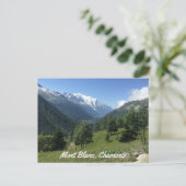 Chamonix Mont Blanc briefkaart (Staand voorkant)