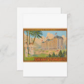 Chamonix Mont Blanc France Travel Save The Date (Voorkant / Achterkant)