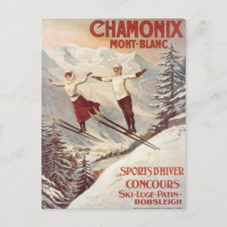 Chamonix, Mont-Blanc, Frankrijk - Briefkaart