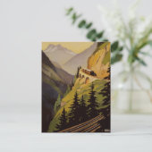  Chamonix, Mont-Blanc, Frankrijk - Briefkaart (Staand voorkant)