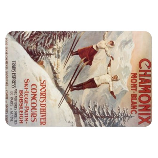 Chamonix, Mont-Blanc, Frankrijk - Magneet (Horizontaal)