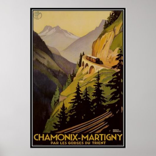  Chamonix, Mont-Blanc, Frankrijk - Poster (Voorkant)