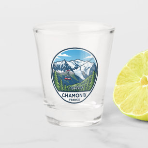Chamonix Mont-Blanc Frankrijk Shot Glas