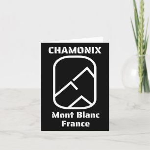 Chamonix Mont Blanc Frankrijk Skiën Snowboarden Kaart