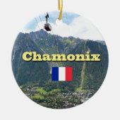 Chamonix - Mont Blanc Keramisch Ornament (Voorkant)