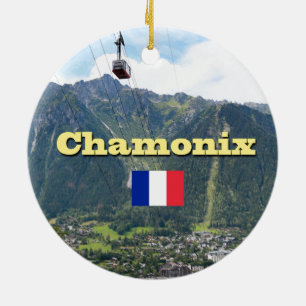 Chamonix - Mont Blanc Keramisch Ornament