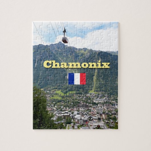 Chamonix - Mont Blanc Legpuzzel (Verticaal)