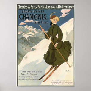 Chamonix Mont Blanc Poster