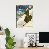 Chamonix Mont Blanc Poster (Thuiskantoor)