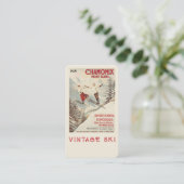 Chamonix Mont Blanc Poster Informatiekaartje (Staand voorkant)