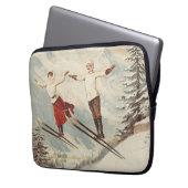 Chamonix Mont Blanc  Poster Laptop Sleeve (Voorkant Links)