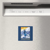 Chamonix - Mont Blanc-Poster Magneet (Insitu (Vaatwasser))