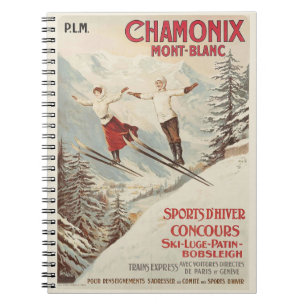 Chamonix Mont Blanc Poster Notitieboek