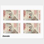 Chamonix Mont Blanc  Poster Rechthoekige Sticker (Vel)