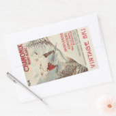 Chamonix Mont Blanc  Poster Rechthoekige Sticker (Envelop)