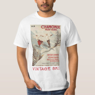 Chamonix Mont Blanc Poster T-shirt