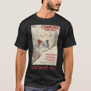 Chamonix Mont Blanc Poster T-shirt