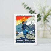 Chamonix-Mont Blanc posterEuropa Briefkaart (Staand voorkant)