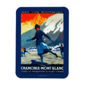 Chamonix-Mont Blanc  posterEuropa Magneet (Verticaal)