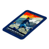 Chamonix-Mont Blanc  posterEuropa Magneet (Linkerzijde)