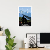 Chamonix, Mont Blanc, reizen Poster (Thuiskantoor)