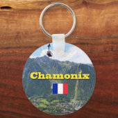 Chamonix - Mont Blanc Sleutelhanger (Voorkant)